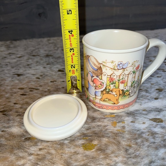Country Kids 1990 Collectible Coffee Mug- Be my Valentine open see adorable pics - Picture 15 of 16